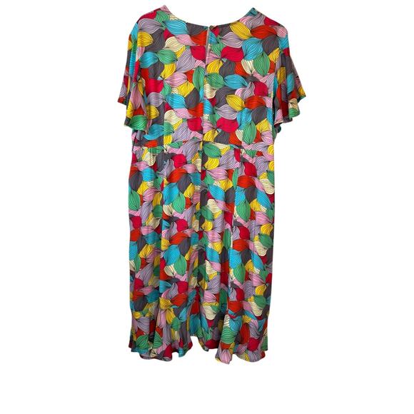 PARSELY & SAGE Flutter Leaves Dress Mulit-color Size XL = 18–20 - Picture 11 of 16